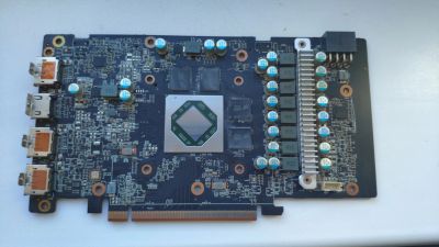 Лот: 25897571. Фото: 1. Плата RX6600 с чипом и памятью... Видеокарты