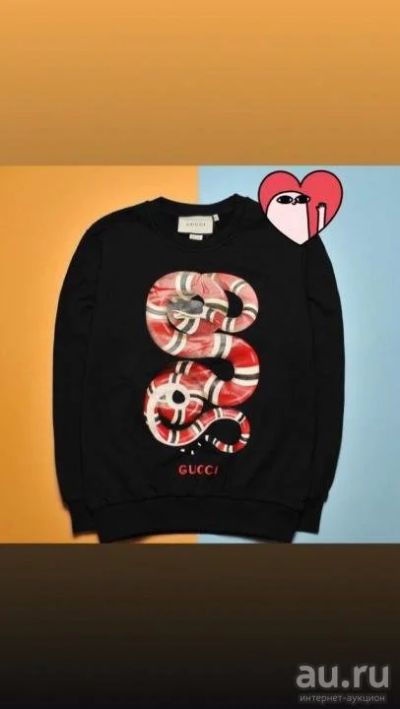 Лот: 13037158. Фото: 1. Свитшот Gucci. Свитеры, толстовки, худи