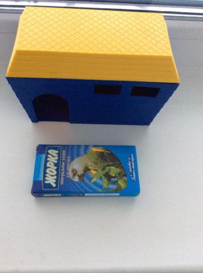 Лот: 4690634. Фото: 1. Домик для хомяка+ камень для точки... Домики, переноски, клетки, когтеточки
