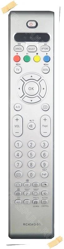 Лот: 11198561. Фото: 1. Пульт для телевизора Philips RC4343... Пульты ДУ