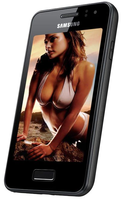 Лот: 4001147. Фото: 1. Cмартфон Samsung WAVE M — Черный... Смартфоны