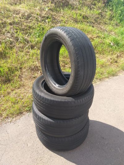 Лот: 16383530. Фото: 1. Летняя резина Goodyear EfficientGr... Шины