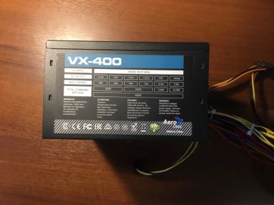 Лот: 19918014. Фото: 1. Блок питания AeroCool VX-400... Корпуса, блоки питания