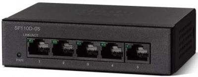 Лот: 11972372. Фото: 1. Коммутатор Cisco SF110D-05 5port... Коммутаторы