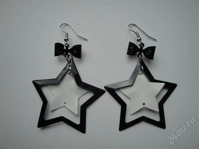 Лот: 492945. Фото: 1. Стильные сережки № 17. Серьги, каффы