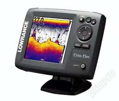 Лот: 2844266. Фото: 1. Lowrance Elite-5x Двухлучевой... Эхолоты
