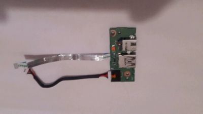 Лот: 11614830. Фото: 1. Плата с разьемом питания и USB... Платы расширения, контроллеры, доп. порты