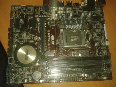 Лот: 5476625. Фото: 1. материнская плата Asus h97m-e. Материнские платы