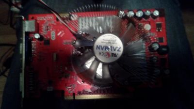 Лот: 4820084. Фото: 1. NVidia GeForce 7600 GT+Zalman... Видеокарты