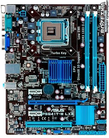 Лот: 8406546. Фото: 1. Материнская плата Asus P5G41T-M... Материнские платы