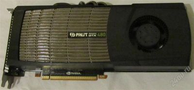 Лот: 1375218. Фото: 1. Palit <GeForce GTX480> 1536Mb... Видеокарты