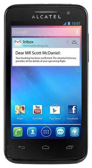Лот: 3774277. Фото: 1. Alcatel One Touch 5020D. Смартфоны