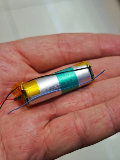 Лот: 25763121. Фото: 1. Аккумулятор 13400 550mAh Б/у. Батарейки, аккумуляторы, элементы питания