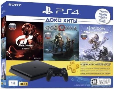 Лот: 13805111. Фото: 1. Playstation 4 1tb slim. Игровые приставки, консоли