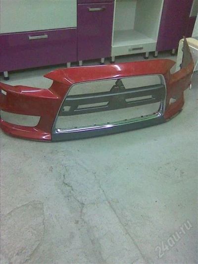Лот: 1445445. Фото: 1. бампер лансер evo x. Кузов