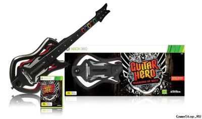 Лот: 4559128. Фото: 1. Гитара Guitar Hero для Xbox 360... Аксессуары для игровых приставок, консолей, геймпады