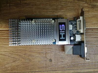 Лот: 17114325. Фото: 1. Видеокарта HIS Radeon HD 4350. Видеокарты