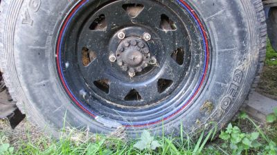 Лот: 16532010. Фото: 1. Диски УАЗ Off Road Wheels + резина... Шины на дисках