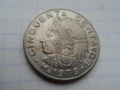 Лот: 8449659. Фото: 1. Мексика 50 сентаво 1979. Америка