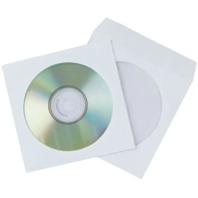 Лот: 6432354. Фото: 1. Конверт для CD диска бумажный... CD, DVD, BluRay