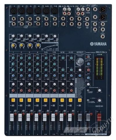 Лот: 936703. Фото: 1. микшер YAMAHA MG124CX. Микшеры, предусилители, микрофонные эффекты