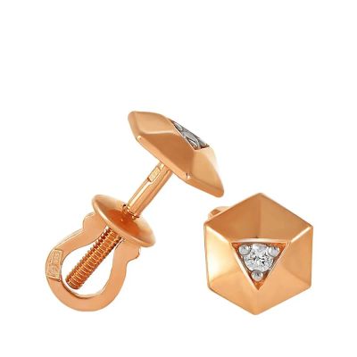 Лот: 23813558. Фото: 1. Серьги-пусеты TALANT из золота... Серьги, каффы