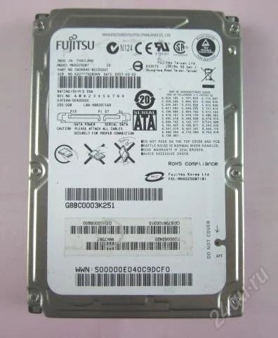 Лот: 1482560. Фото: 1. Винчестер для ноутбука Fujitsu... Жёсткие диски (HDD)
