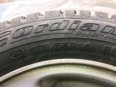 Лот: 9457757. Фото: 1. Резина зима R14 185/65 шип. Шины