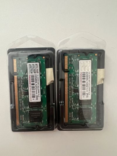 Лот: 19939701. Фото: 1. 2*1Gb DDR2 для ноутбука, комплект. Оперативная память
