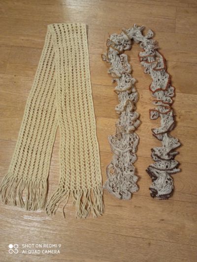 Лот: 19544081. Фото: 1. Новый шарф ручная вязка длина... Шарфы, платки