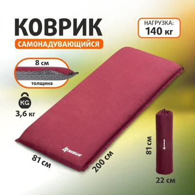 Лот: 19483744. Фото: 1. Коврик самонадувающийся NISUS... Спальные мешки, надувные кровати, коврики туристические