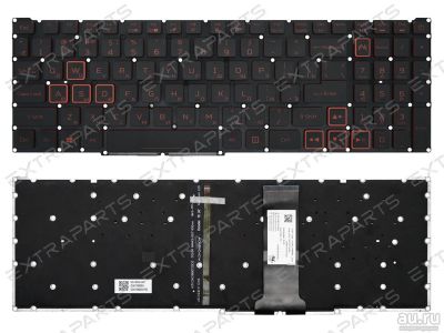 Лот: 15962018. Фото: 1. Клавиатура Acer Nitro 5 AN515-54... Клавиатуры для ноутбуков