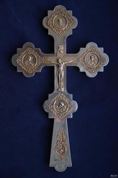 Лот: 12951952. Фото: 1. Старинный напрестольный крест... Другое (антиквариат)