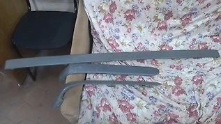 Лот: 8040460. Фото: 1. Молдинги заднего бампера Nissan... Кузов