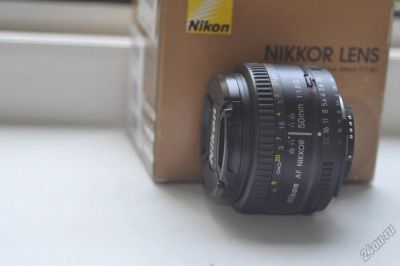 Лот: 5741455. Фото: 1. Объектив Nikon 50mm f/1.8D AF... Объективы