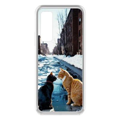 Лот: 25134567. Фото: 1. Чехол Krutoff Clear Case "Мартовские... Чехлы, бамперы