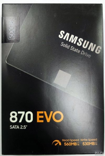 Лот: 18575462. Фото: 1. SSD Samsung 870 EVO 500 Гб. SSD-накопители