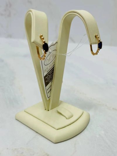 Лот: 21256670. Фото: 1. Золотые серьги 585 (Ш 47723). Серьги, каффы