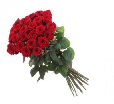 Лот: 6982328. Фото: 1. Оформленный букет из 25 свежих... Свежие цветы