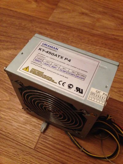 Лот: 4908545. Фото: 1. Блок питания Uraman KY-450 ATX... Корпуса, блоки питания