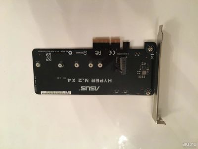 Лот: 8944623. Фото: 1. ASUS HYPER M.2 X4. SSD-накопители