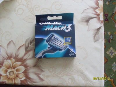 Лот: 2599248. Фото: 1. лезвия gillette mach 3- упаковка... Другое (маникюр и педикюр)
