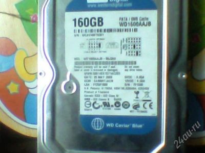 Лот: 2296419. Фото: 1. винчестер 160. Жёсткие диски (HDD)