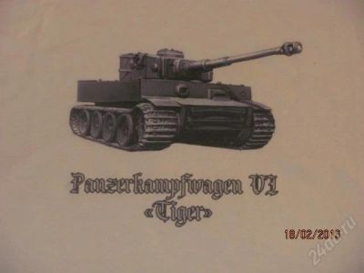 Лот: 2531262. Фото: 1. футболка c танком Тигр. Разное