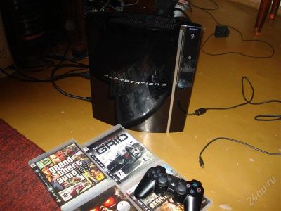 Лот: 849919. Фото: 1. PS3 40Гб кастомная прошивка 3... Игровые приставки, консоли