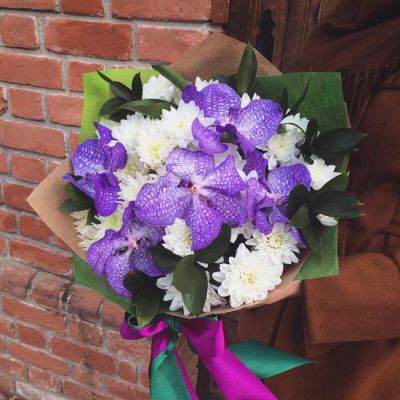 Лот: 7271829. Фото: 1. Сборный букет. Цветы на Щорса... Свежие цветы
