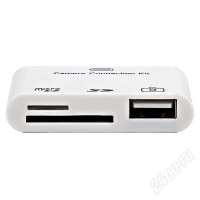 Лот: 2583544. Фото: 1. Переходник iPad Connection Kit... Дата-кабели, переходники