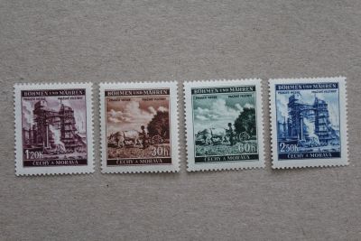 Лот: 23604334. Фото: 1. Германия 1941 года. 3 Рейх. Богемия... Марки