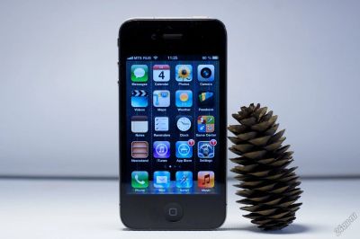 Лот: 5753199. Фото: 1. Apple iPhone 4 8gb черный iOS... Смартфоны