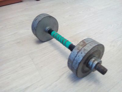 Лот: 9984712. Фото: 1. разборная гантеля 12 кг. Гантели